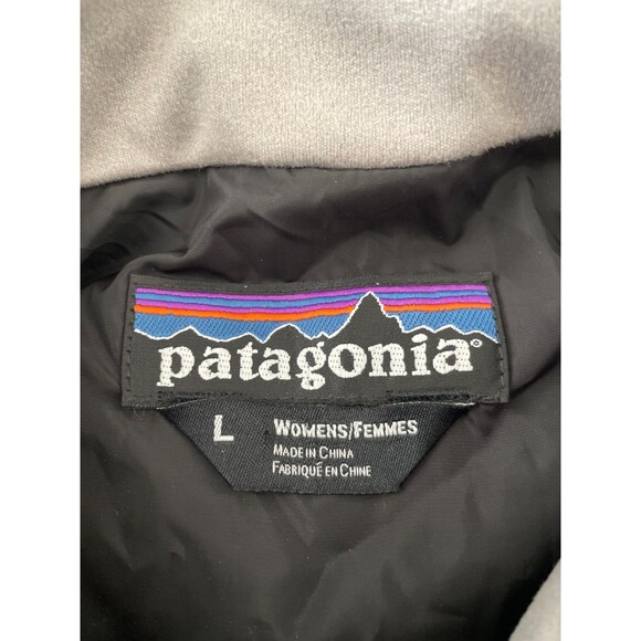 Patogonia Womens Black Vest Full Zip Size L Zipped Pockets - Picture 2 of 9